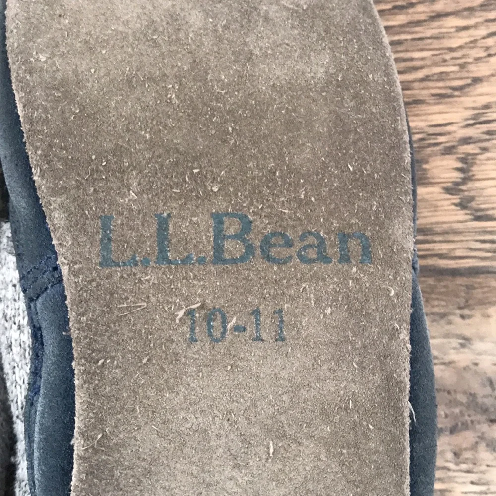 L.L. Bean Fleece Slippers (size 10-11)